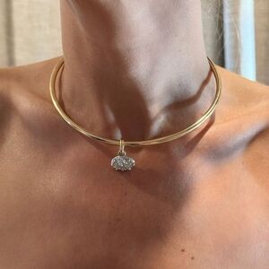 New Torque Oval Necklace